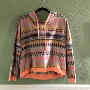 Coral Aztec Hurley sweatshirt